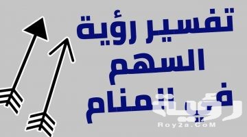 تفسير رؤية سهم او سهام في المنام