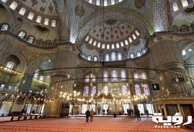 Interior Blue Mosque Istanbul
