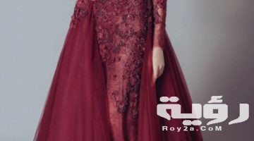 صور فساتين فولار 2026 احدث موديلات فساتين فولار