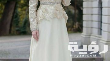 صور فساتين كتب الكتاب للمحجبات فخمة 2026 مودرن شيك