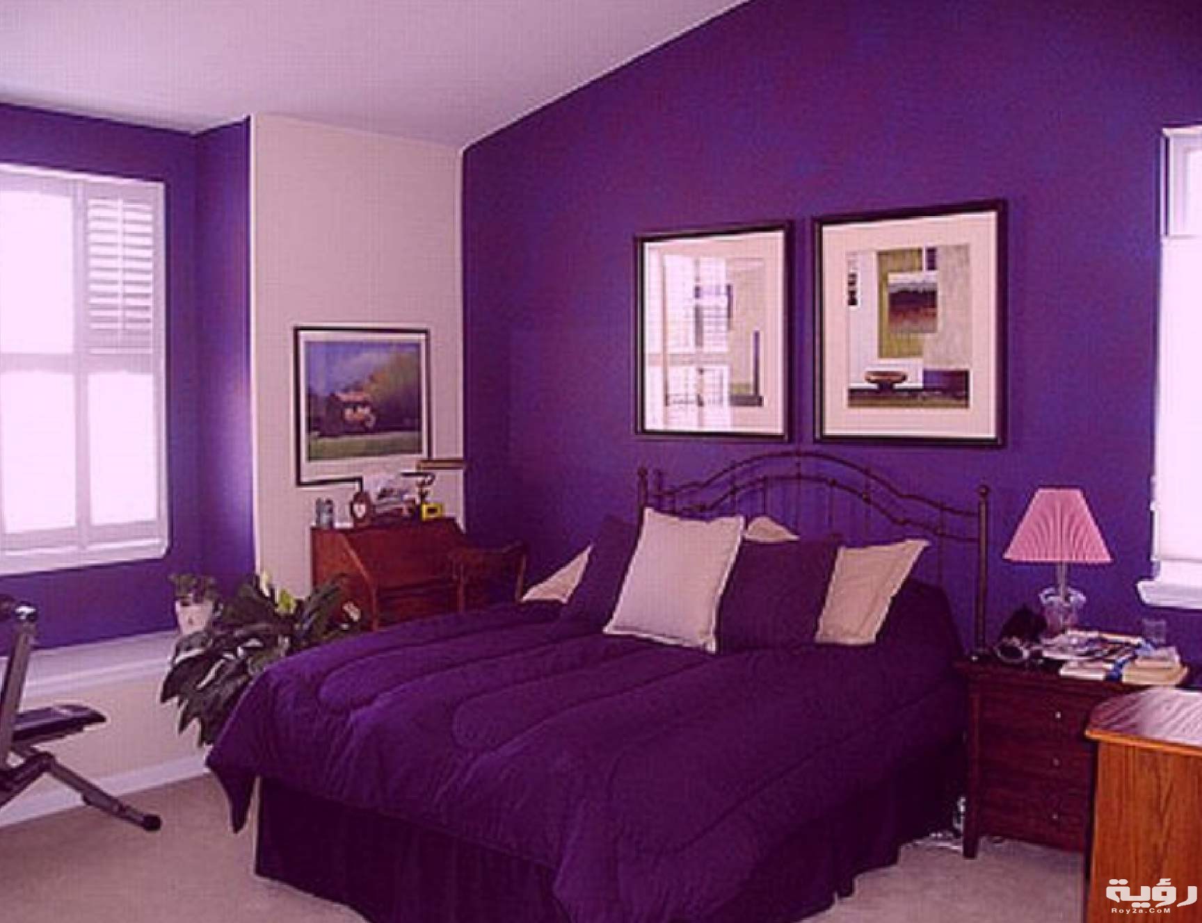 Cute purple bedrooms firmones