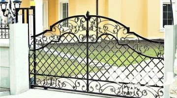 صور بوابات حديدية خارجية 2026 ديكورات بوابة حديد