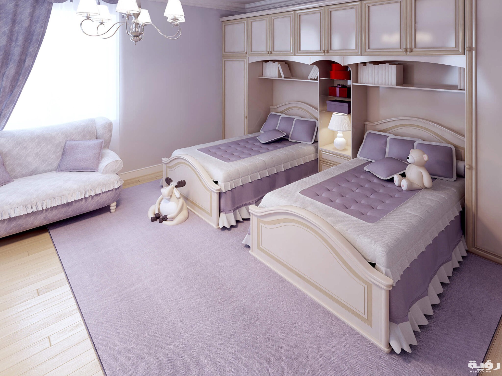 Kids rooms with two beds 7