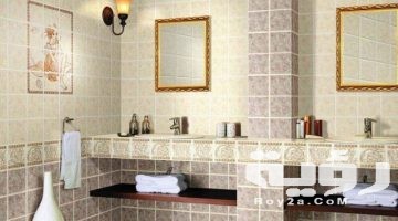 صور سيراميك حمامات بألوان مختلفة 2026 اشكال سيراميك حمامات