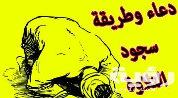 أفضل دعاء سجدة التلاوة مكتوب ادعية السجدة
