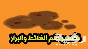 تفسير رؤية الغائط في المنام