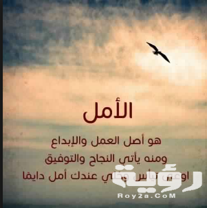 بوستات عن الامل والتفاؤل