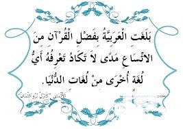 اقوال عن اللغة العربية