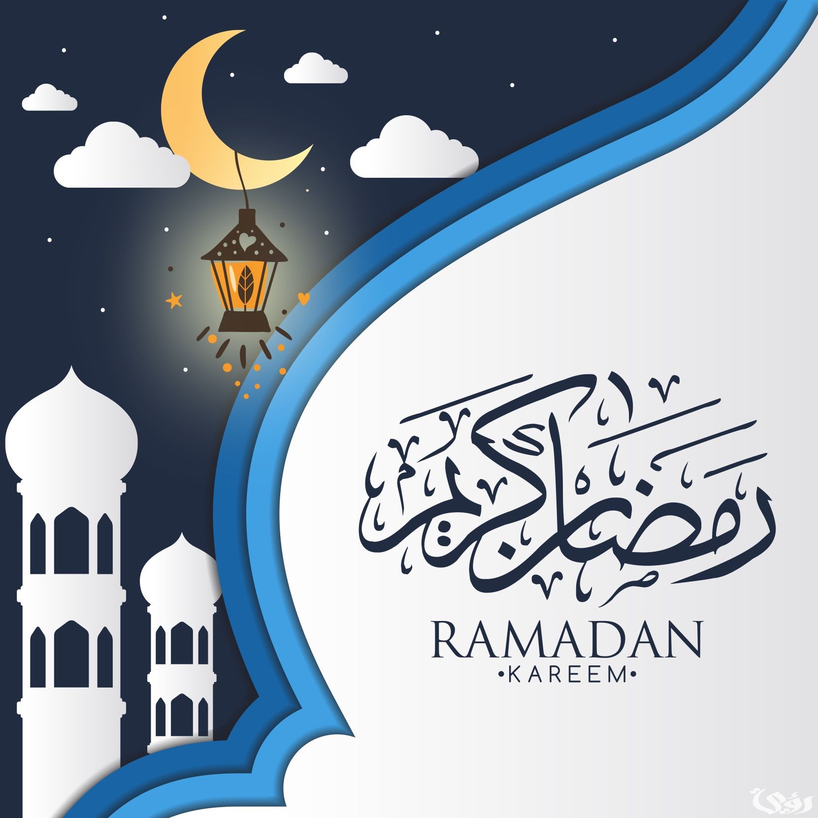 50+ بوستات رمضان كريم مكتوبة للفيس بوك 2026