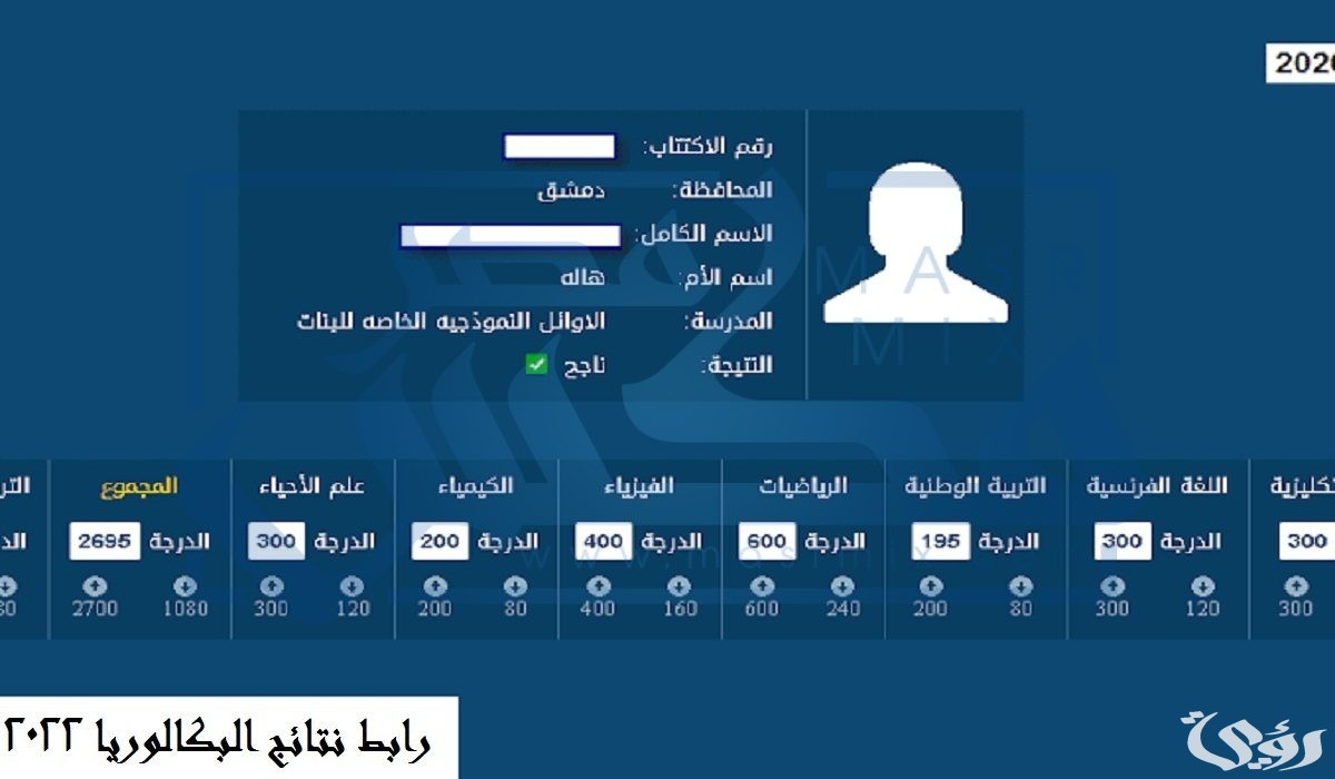 نتائج البكالوريا في سوريا حسب الاسم 5 نتائج البكالوريا في سوريا حسب الاسم