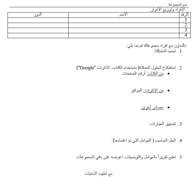نموذج حل المشكلات