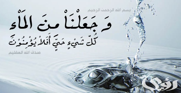 بحث عن أهمية الماء