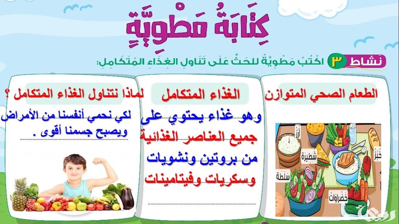 نموذج كتابة مطوية جاهز