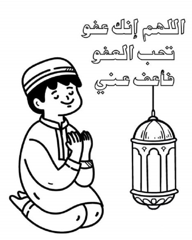 تحميل اجمل 10+ رسومات عن شهر رمضان للأطفال جاهزة للتلوين