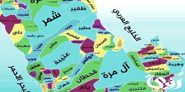 أفخاذ قبيلة عتيبة