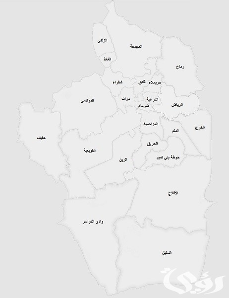 محافظة الأفلاج أين تقع علي الخريطة؟ محافظة الأفلاج أين تقع علي الخريطة؟