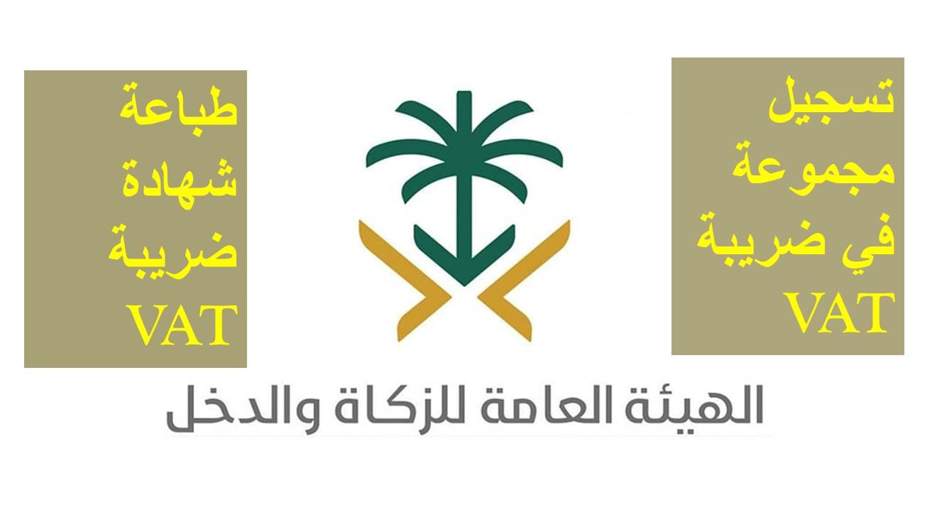 شرح خطوات تسجيل المجموعات في ضريبة القيمة المضافة للأفراد