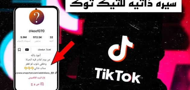 سيرة ذاتية للتيك توك أقوي 10 عبارات سيرة ذاتية 1 سيرة ذاتية للتيك توك