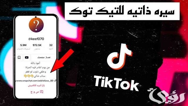 سيرة ذاتية للتيك توك أقوي 10 عبارات سيرة ذاتية