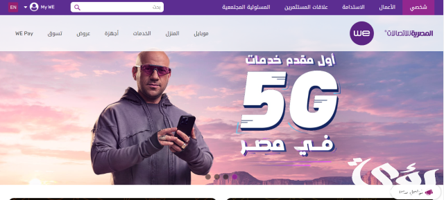 معرفة استهلاك النت الارضي we برقم التليفون معرفة استهلاك النت الارضي we برقم التليفون