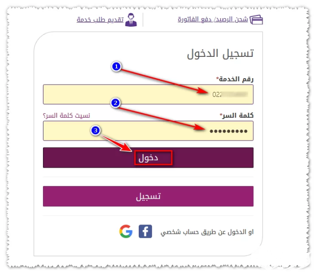 معرفة استهلاك النت الارضي we برقم التليفون معرفة استهلاك النت الارضي we برقم التليفون