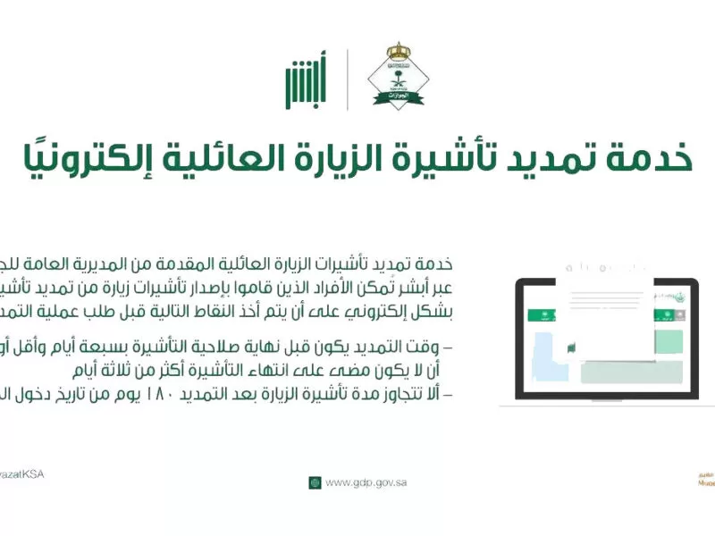 كم فترة السماح بعد انتهاء الزيارة العائلية؟.. "الجوازات" تجيب 5 كم فترة السماح بعد انتهاء الزيارة العائلية؟.. “الجوازات” تجيب