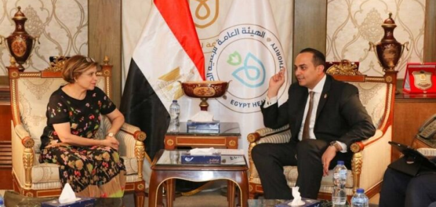 "الرعاية الصحية بالشراكة مع البنك الدولي تدعم مشروع التأمين الصحي الشامل 1 «الرعاية الصحية» تبحث مع البنك الدولي دعم المرحلة الثانية لمشروع التأمين الصحي الشامل