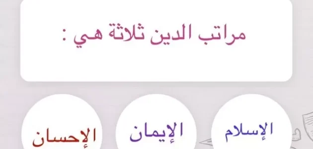 ما هي أعلى مراتب الدين في الإسلام 1 ما هي أعلي مراتب الدين