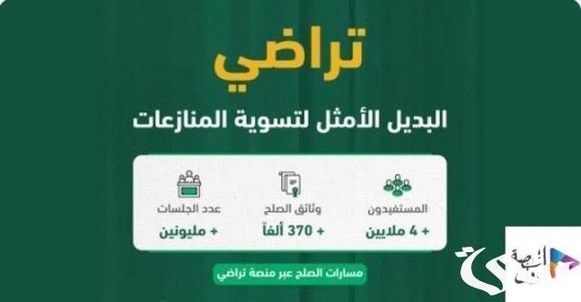 مسارات الصلح في منصة تراضي لتسوية النزاعات.. وهذه خدماتها مسارات الصلح في منصة تراضي لتسوية النزاعات.. وهذه خدماتها