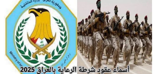 الاستعلام عن أسماء عقود شرطة الرعاية بالعراق 2026 عبر molsa.gov.iq 1 رابط الاستعلام عن أسماء عقود شرطة الرعاية بالعراق 2025 عبر molsa.gov.iq