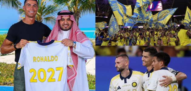 السعودية تفاجئ كريستيانو رونالدو بعقد جديد مغري رغم غياب البطولات الرسمية! 1 السعودية تفاجئ كريستيانو رونالدو بعقد جديد مغري رغم غياب البطولات الرسمية!
