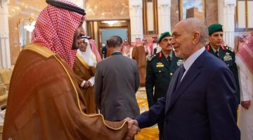 رئيس البرلمان وولي العهد السعودي يعززان العلاقات العراقية السعودية في لقاء تاريخي