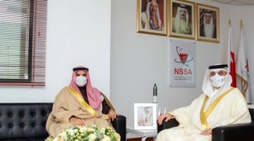 رئيس الفضاء يستقبل سفير البحرين الجديد في السعودية: تعزيز التعاون بين البلدين