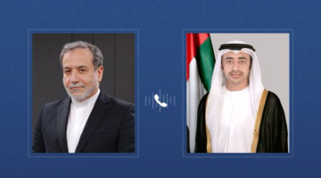 عبدالله بن زايد يُدين الاستهداف العسكري الإسرائيلي لإيران خلال اتصال هاتفي مع عراقجي