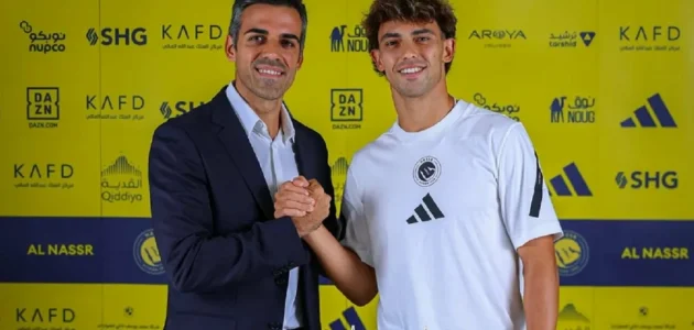 النصر السعودي يعلن عن ضم جواو فيلكس في صفقة تاريخية تمتد حتى 2027 1 النصر السعودي يعلن عن ضم جواو فيلكس في صفقة تاريخية تمتد حتى 2027
