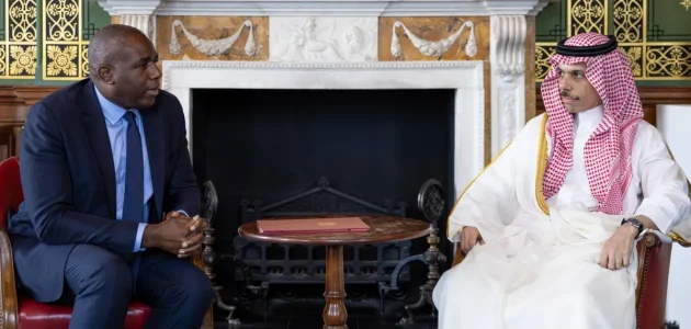 بن فرحان يعبر عن ترحيبه بإعلان بريطانيا نيتها الاعتراف بالدولة الفلسطينية 1 بن فرحان يعبر عن ترحيبه بإعلان بريطانيا نيتها الاعتراف بالدولة الفلسطينية