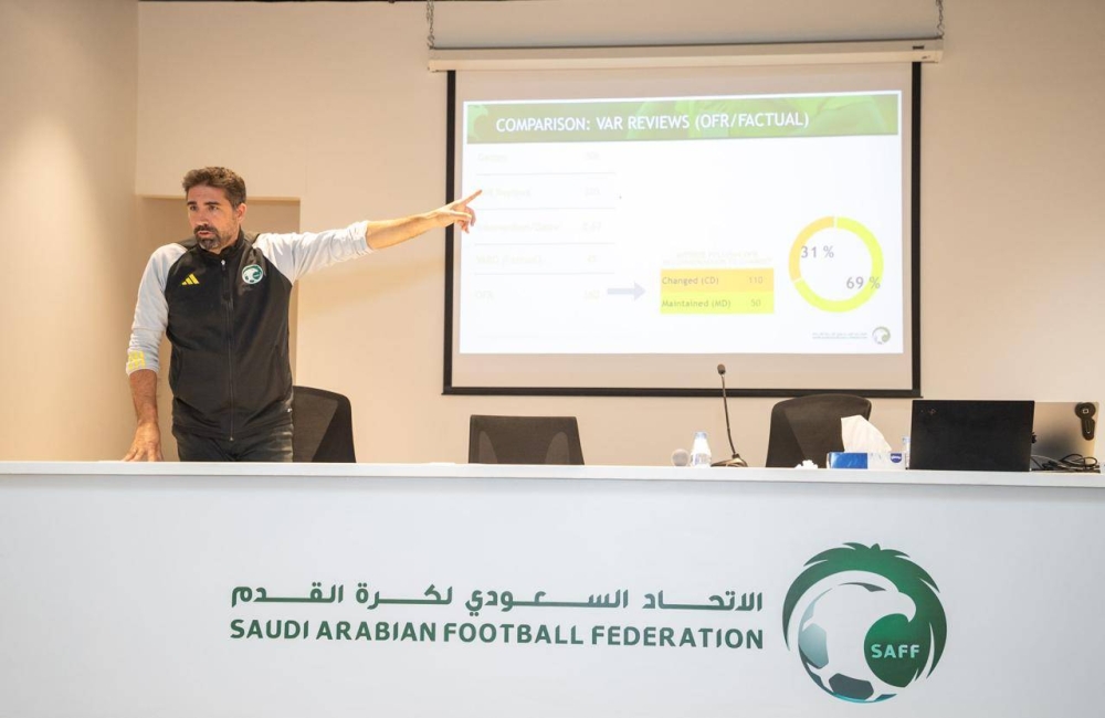 معسكر حكام دوري "روشن ويلو" ينطلق بين الطائف وأبها لتعزيز الكفاءة التحكيمية في السعودية
