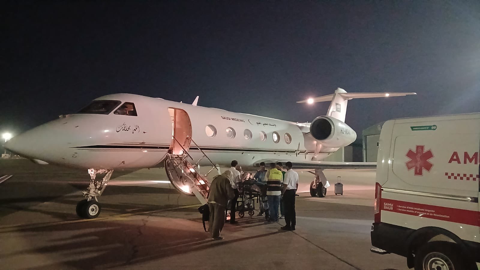 السفارة السعودية في المغرب تنظم إخلاءً طبياً لمواطنين إلى المملكة