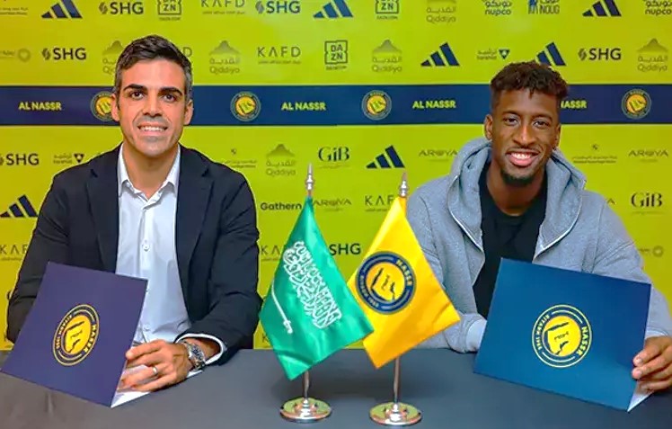 النصر السعودي يعلن رسمياً عن توقيع عقد مع النجم الفرنسي كينجسلي كومان بقيمة وصفقة مثيرة للجدل