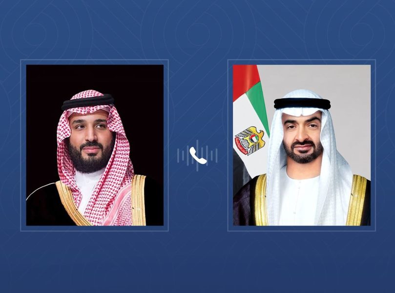 رئيس الدولة وولي عهد السعودية يتبادلان الآراء حول تعزيز العلاقات الأخوية والتطورات الإقليمية في اتصال هاتفي