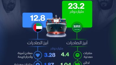 التجارة بين السعودية والإمارات تصل إلى 36 مليار دولار في 2024 مع تعزيز العلاقات الاقتصادية بين البلدين
