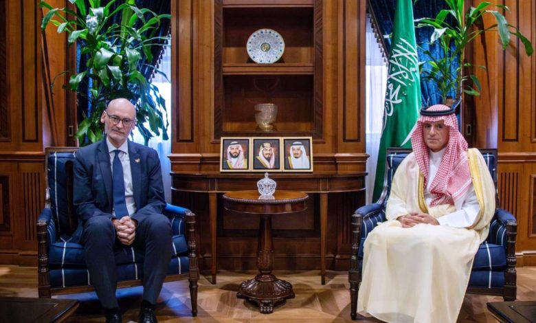 الجبير يستقبل سفيري بريطانيا وأستراليا الجدد في المملكة لتعزيز العلاقات الثنائية