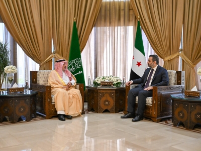 الربيعة يبحث مع الشيباني سبل تعزيز المساعدات الإنسانية السعودية لدعم سوريا 1 الربيعة يبحث مع الشيباني سبل تعزيز المساعدات الإنسانية السعودية لدعم سوريا
