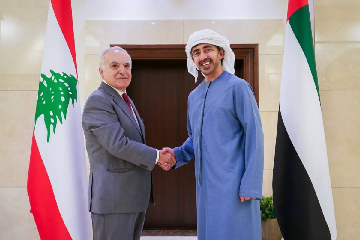عبدالله بن زايد يستقبل وزير الثقافة اللبناني في لقاء تاريخي لتعزيز العلاقات الأخوية بين الإمارات ولبنان