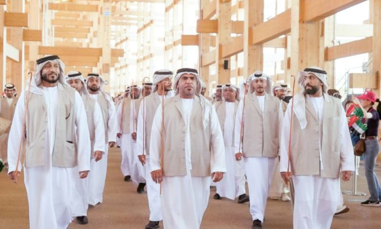 عروض العيّالة: مزيج فريد من التراث والابتكار في احتفالات اليوم الإماراتي بـ«إكسبو أوساكا»
