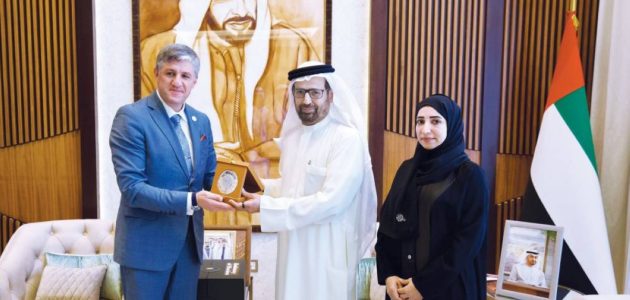 <p><strong>علي النعيمي والسفير الأوكراني يتفقان على تعزيز آفاق التعاون بين البلدين في لقاء حصري</strong></p> 1 علي النعيمي والسفير الأوكراني يتفقان على تعزيز آفاق التعاون بين البلدين في لقاء حصري