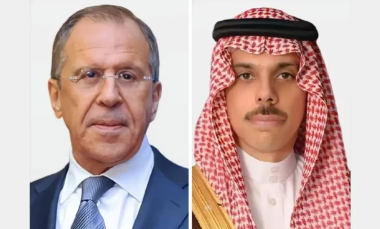 فيصل بن فرحان ولافروف يتناولان القضايا المشتركة في لقاء دبلوماسي رفيع المستوى 1 فيصل بن فرحان ولافروف يتناولان القضايا المشتركة في لقاء دبلوماسي رفيع المستوى