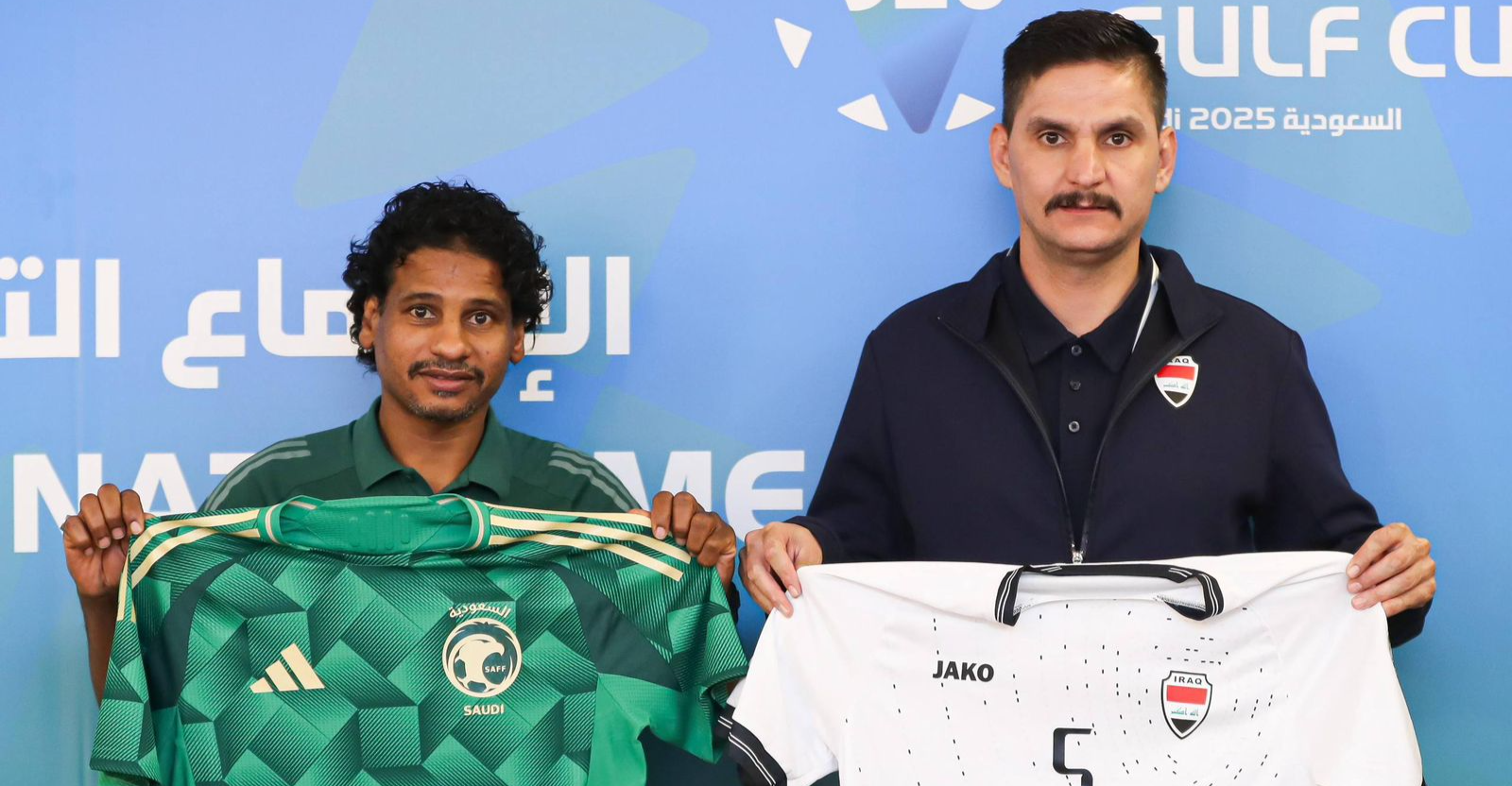 منتخب العراق يظهر بقوة في الزي الأبيض الكامل استعدادًا لمواجهة السعودية